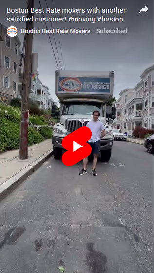 5-star Google review for Boston Best Rate Movers — office relocation, minimal downtime
