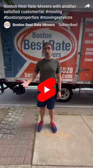 5-star Google review for Boston Best Rate Movers — Watertown move, full-service packing included