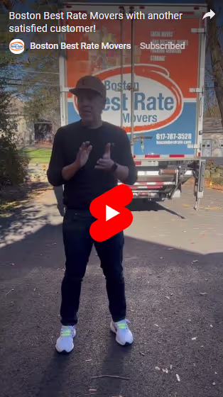 5-star Google review for Boston Best Rate Movers — Brighton studio move, fit the 3-hour minimum