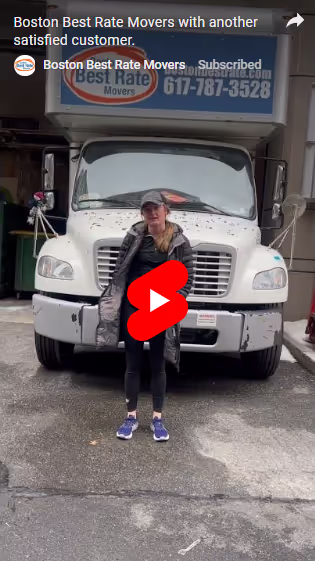 5-star Google review for Boston Best Rate Movers — overnight storage move, smooth two-day handoff
